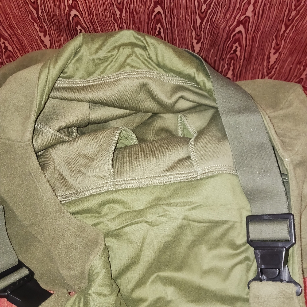 Olive Green Zip Overalls/Bib Size Small - Picture 11 of 14